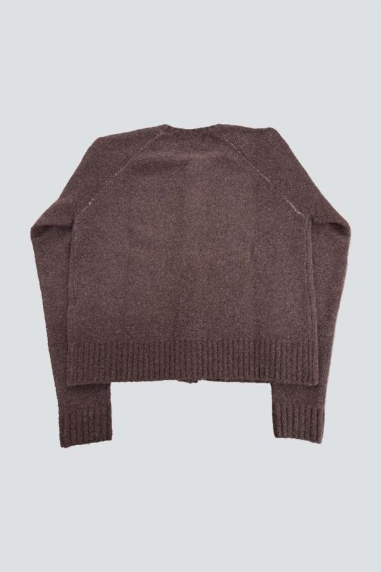  토니웩 가디건 토니왁 브라운 플래킷 버튼다운 니트 - TONYWACK