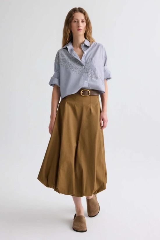  티더블유피 셔츠 Twp Next Ex 셔츠 크리스탈 장식 화이트 미드나잇