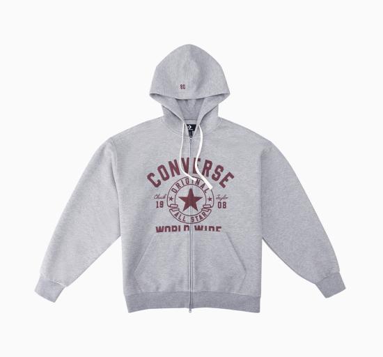  컨버스 후드 티셔츠 UCJ441 G59 DOM