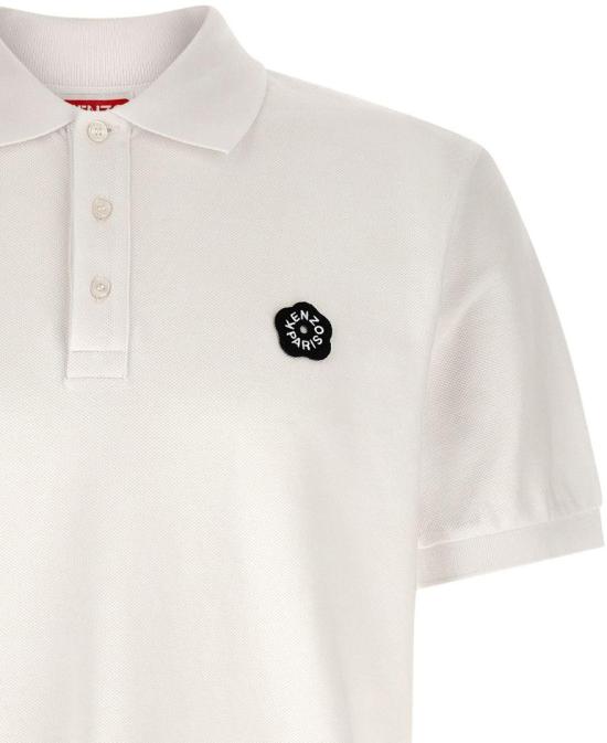 26SS 겐조 폴로 티셔츠 FG55PO1024PU01 WHITE - KENZO