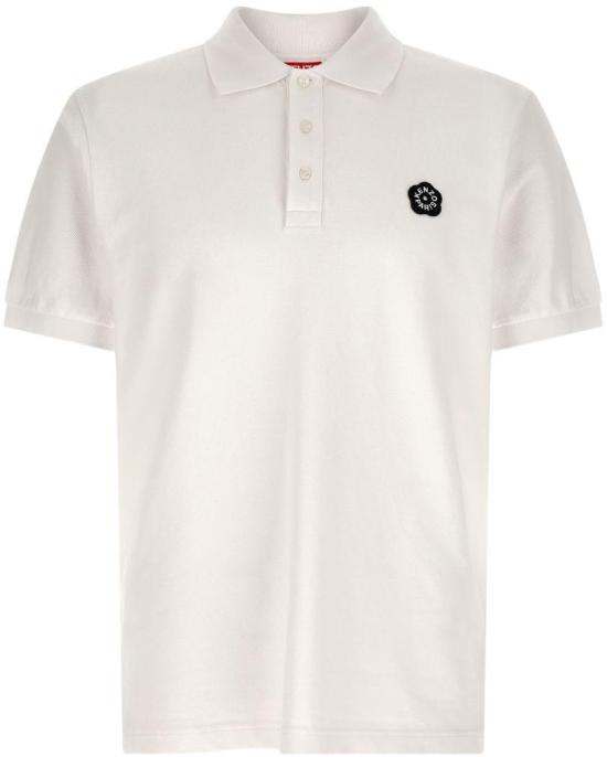 26SS 겐조 폴로 티셔츠 FG55PO1024PU01 WHITE