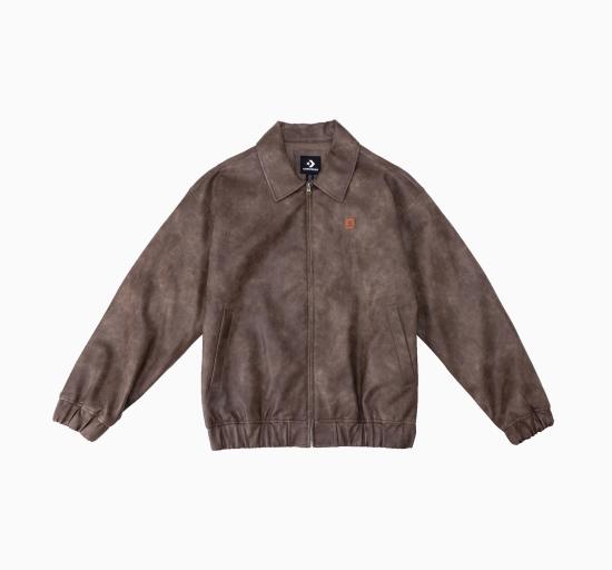  컨버스 가죽 자켓 UCJ413 GC5 DOM