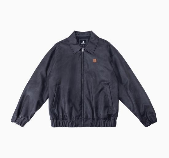  컨버스 가죽 자켓 UCJ413 GHM DOM