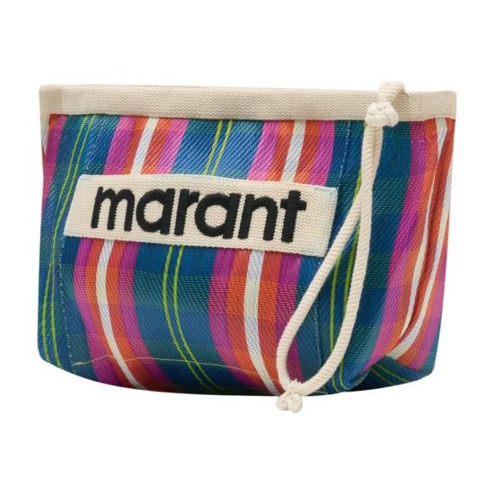 26SS 이자벨마랑 포든 스트라이프 파우치 백 PO0001FA A1X17M NYOE multicolor - ISABEL MARANT