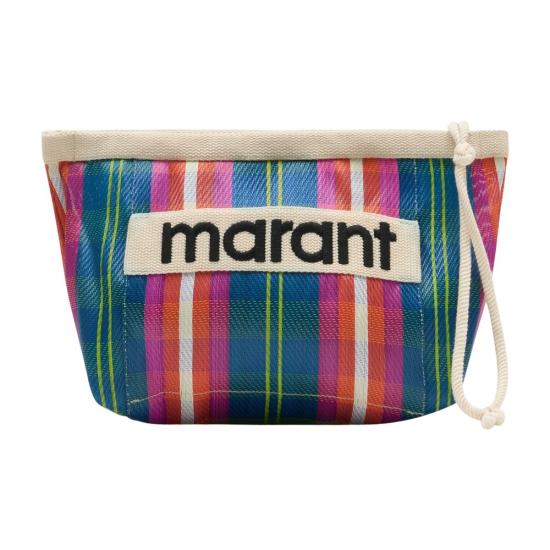 26SS 이자벨마랑 포든 스트라이프 파우치 백 PO0001FA A1X17M NYOE multicolor