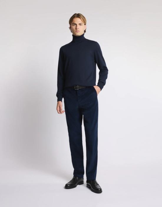 25FW 페이 터틀넥 NMMC1512440CQTU807 Blue - FAY