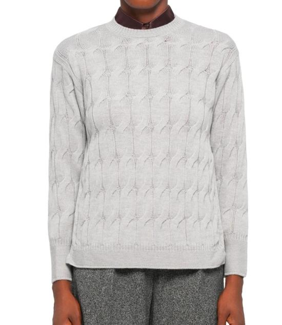 25FW 막스마라 스웨터 2526366098650005 Grey - MAX MARA