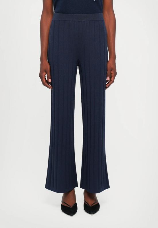 25FW 막스마라 스트레이트 팬츠 2526336017650004 Blue - MAX MARA
