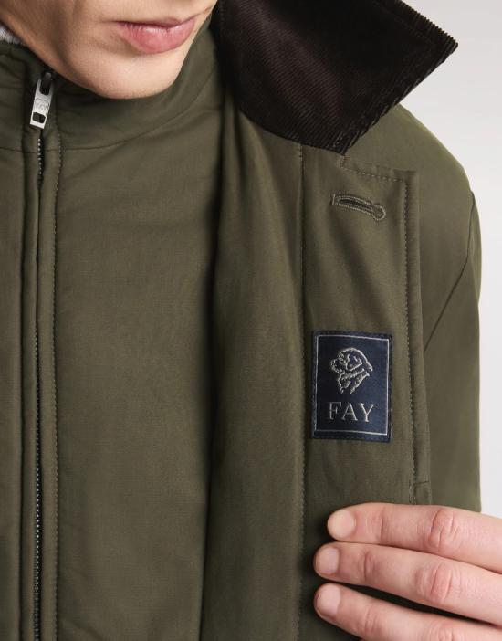 25FW 페이 자켓 NAM13510100XLZV805 Green - FAY