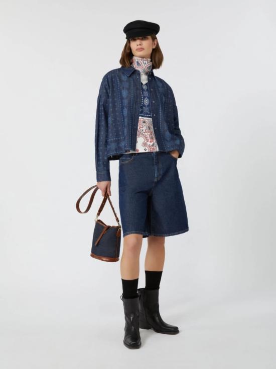 25FW 막스마라 데님 셔츠 2525116011650013 Blue - MAX MARA