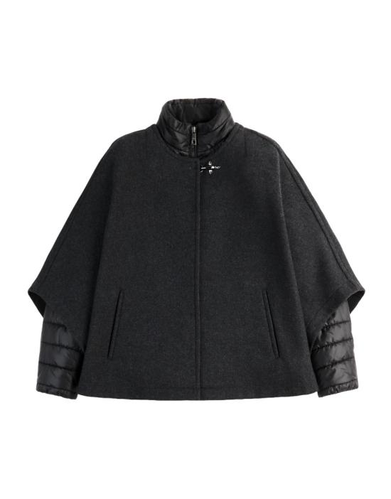 25FW 페이 코트 NAW16513270XMLB801 Black