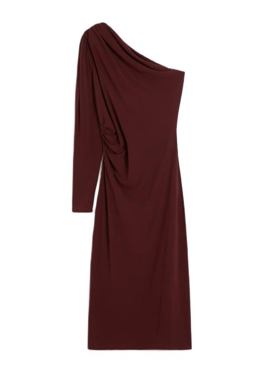 25FW 막스마라 미디 원피스 2526626021650002 Burgundy