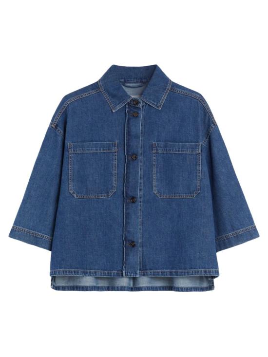 25FW 막스마라 데님 셔츠 2525116081650002 Blue