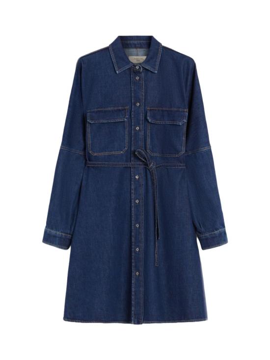 25FW 막스마라 데님 원피스 2525226081650001 Blue