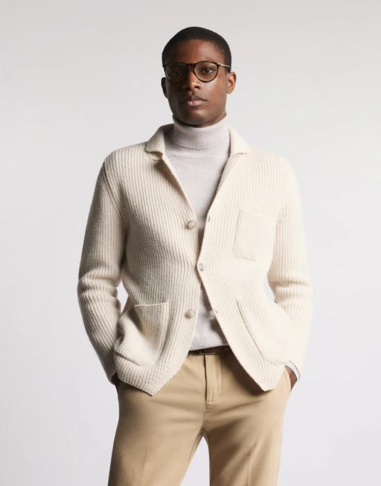 25FW 페이 가디건 NMMC1512320WLHC002 Neutrals - FAY