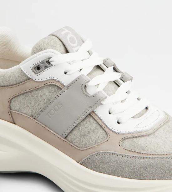 25FW 토즈 레더 스니커즈 XXW81L0JP40UMD7628 Grey - TODS