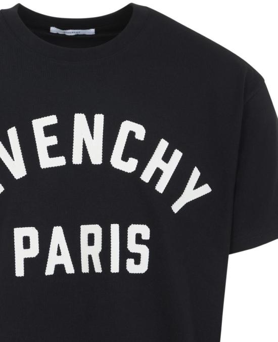 26SS 지방시 맥시 로고 코튼 티셔츠 BM71NK3YRS004 BLACK - GIVENCHY
