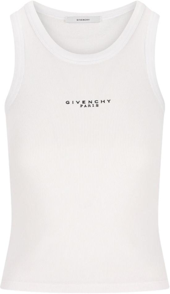 26SS 지방시 민소매 티셔츠 BW70FPP7BR100 WHITE