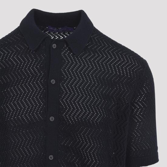 26SS 랄프로렌 퍼플라벨 가디건 790P05455001 CLASSIC CHARMAIN NAVY - RALPH LAUREN PURPLE LABEL