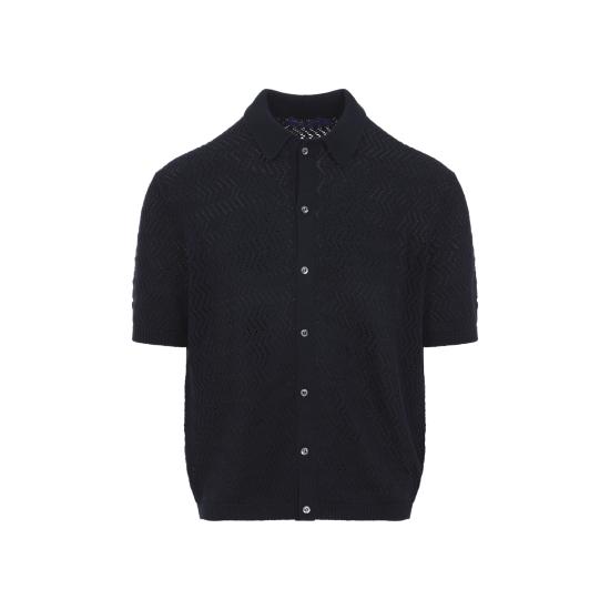 26SS 랄프로렌 퍼플라벨 가디건 790P05455001 CLASSIC CHARMAIN NAVY - RALPH LAUREN PURPLE LABEL