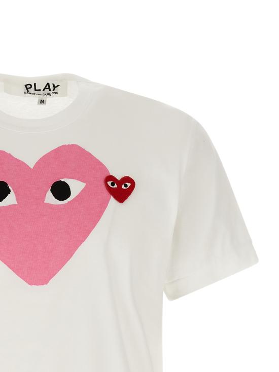 26SS 꼼데가르송 반팔 티셔츠 AXT1064 Pink - COMME DES GARCONS