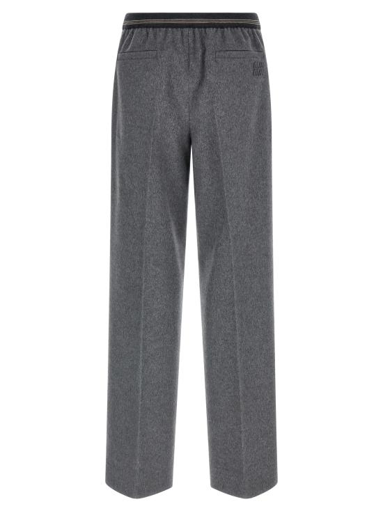 26SS 미우미우 스트레이트 팬츠 MP1948SOOO125QF0031 Gray - MIU MIU