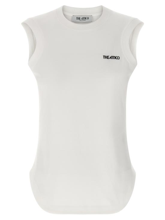 26SS 디 아티코 민소매 티셔츠 260WCN00003001 White