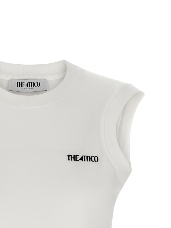 26SS 디 아티코 민소매 티셔츠 260WCN00003001 White - THE ATTICO