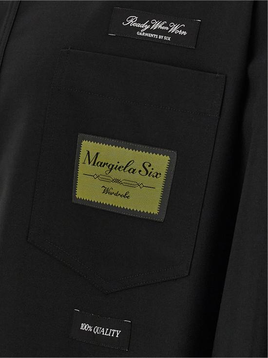 26SS MM6 메종마르지엘라 긴팔 셔츠 SH0DT0040M35733900 Black - MM6 MAISON MARGIELA