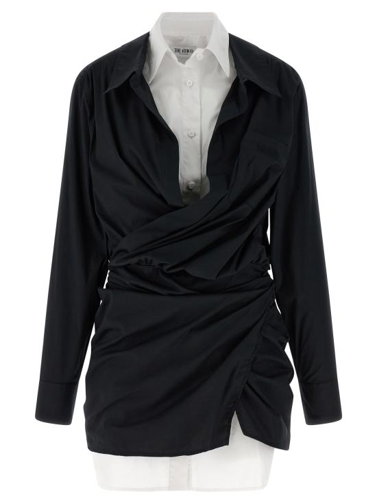 26SS 디 아티코 숏 원피스 260WCA00458414 White Black