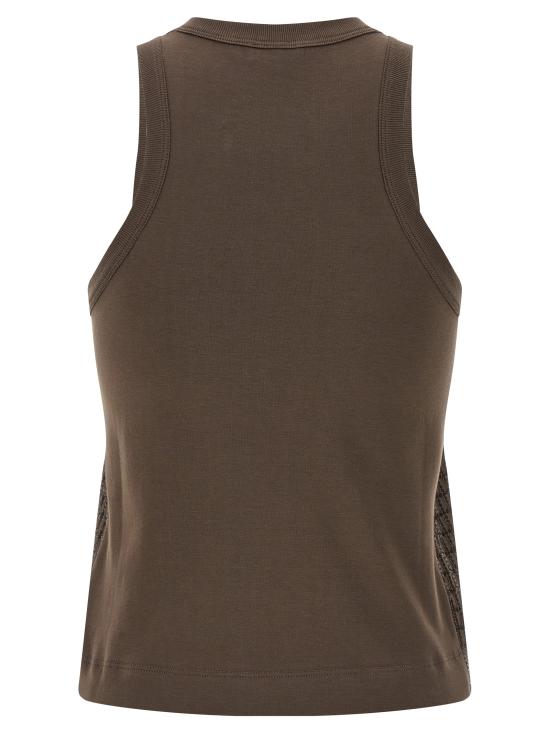 26SS 브루넬로 쿠치넬리 이브닝 티셔츠 M0T18HK500C8589 Brown - BRUNELLO CUCINELLI