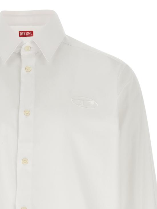 26SS 디젤 긴팔 셔츠 A204720GSBH100 White - DIESEL