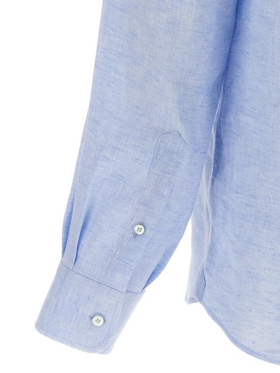 26SS 브루넬로 쿠치넬리 긴팔 셔츠 MM6840627C105 Light Blue - BRUNELLO CUCINELLI
