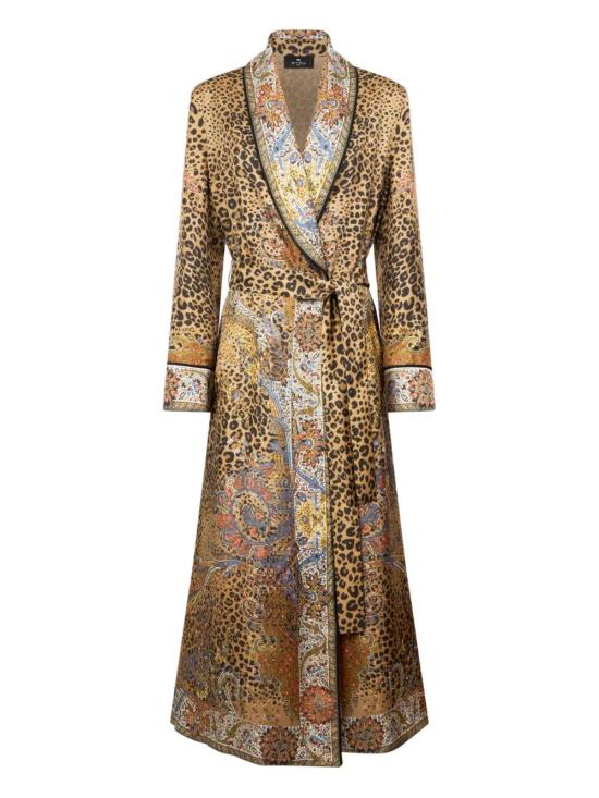 26SS 에트로 미디 원피스 WRBE0004 AKH46 X0826 PRINT BROWN MULTICOLOR - ETRO