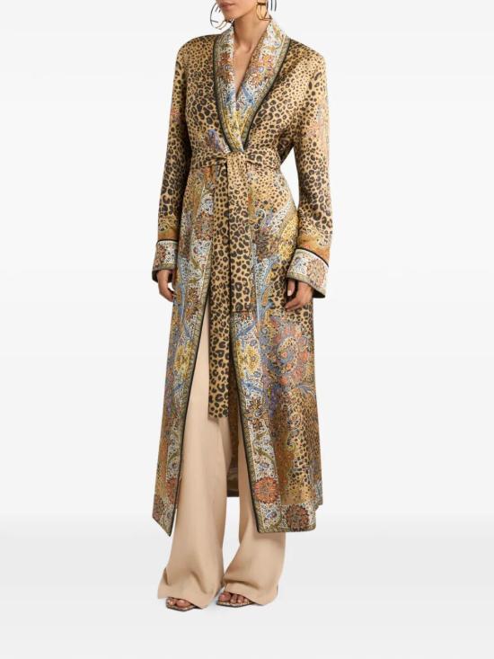 26SS 에트로 미디 원피스 WRBE0004 AKH46 X0826 PRINT BROWN MULTICOLOR - ETRO