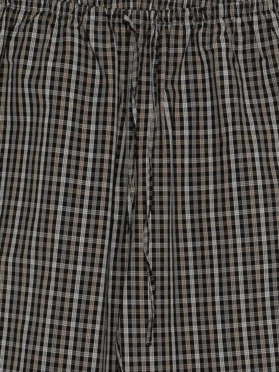 26SS 로에 스트레이트 팬츠 418 30 110 988 520 BLACK BROWN CHECK - ROHE