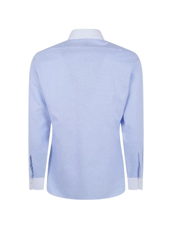 26SS 톰포드 긴팔 셔츠 HLBA04 C0020 WHITE LIGHT BLUE - TOMFORD