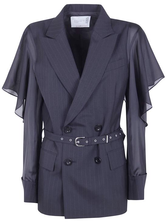 26SS 사카이 수트 자켓 26 08355 001 BLACK