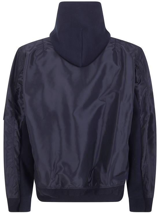 26SS 사카이 후드 티셔츠 26 03948M 001 BLACK - SACAI