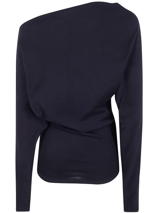 26SS 앤 드뮐미스터 긴팔 티셔츠 B0013815 FA045 099 BLACK - ANN DEMEULEMEESTER