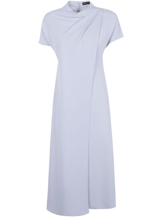 26SS 엠포리오 아르마니 미디 원피스 EW003203 AF10206 U8012 PEARL