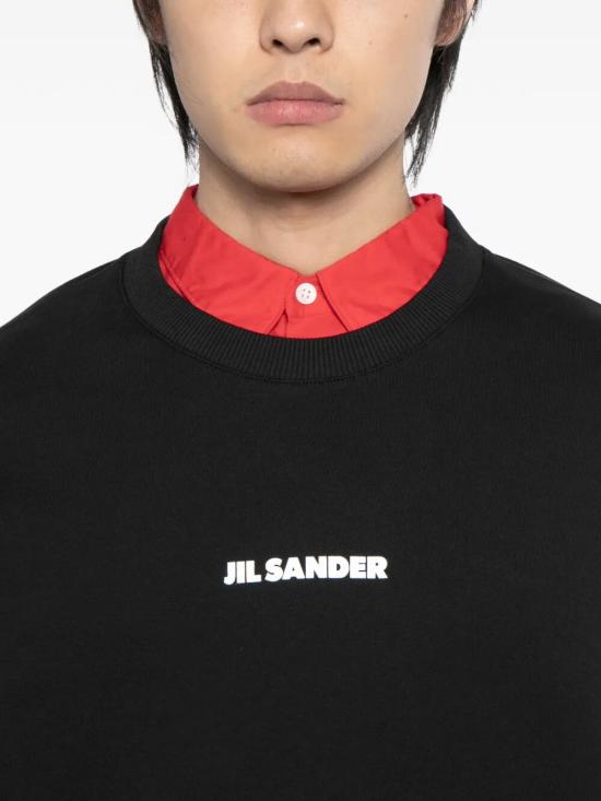 26SS 질샌더 긴팔 티셔츠 J22GU0148 J20128 001 BLACK - JIL SANDER