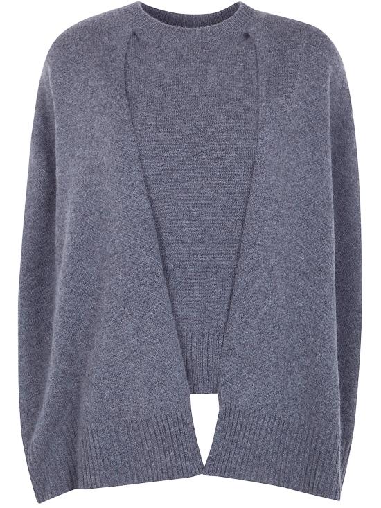 26SS 토템 케이프 261 WRT0635 YA0235 083 DARK GREY MELANGE