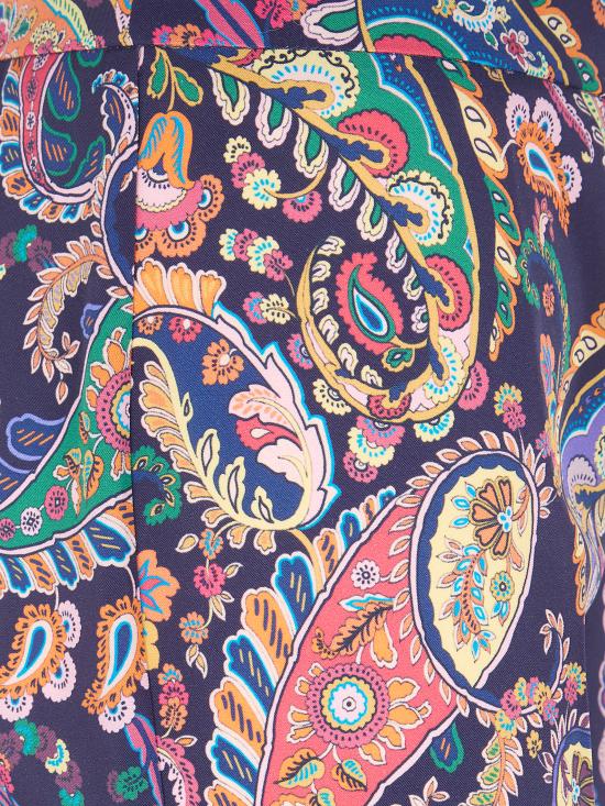 26SS 에트로 스트레이트 팬츠 WREA0069 99SASU8 X0884 PRINT BLACK MULTICOLOR - ETRO