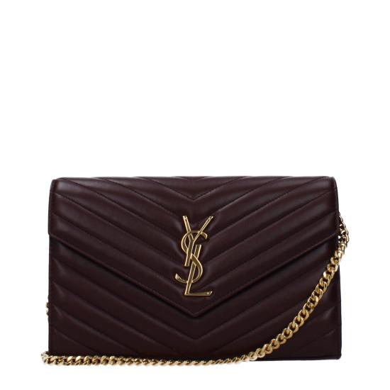  생로랑 레더 카산드라 체인 월렛 377828AAA446195