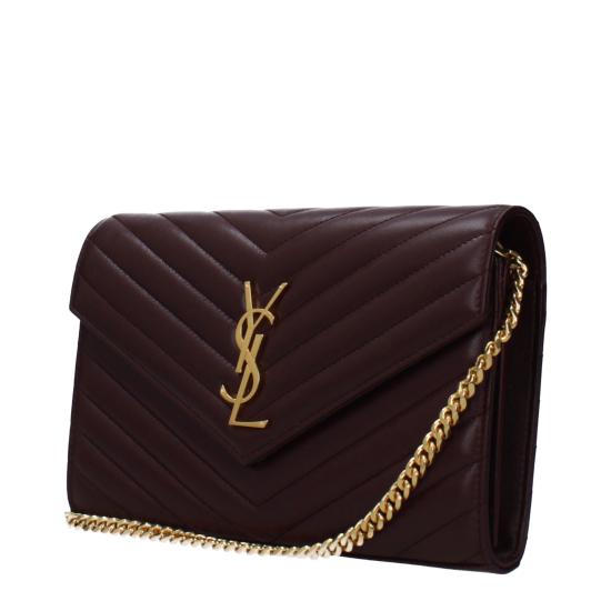  생로랑 레더 카산드라 체인 월렛 377828AAA446195 - SAINT LAURENT