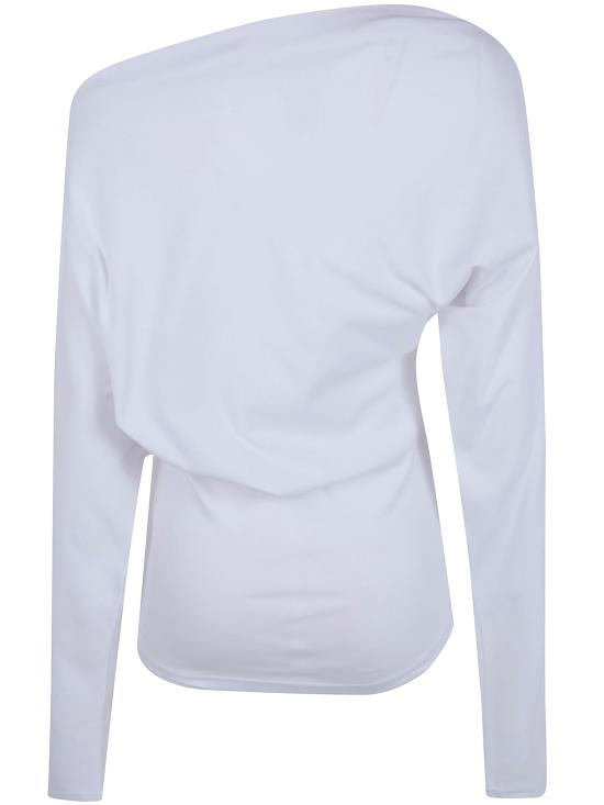 26SS 앤 드뮐미스터 긴팔 티셔츠 B0013815 FA045 001 WHITE - ANN DEMEULEMEESTER