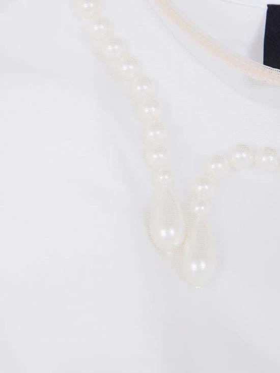 26SS 시몬로샤 롱 원피스 7444B 0553 WHITE NUDE PEARL - SIMONE ROCHA