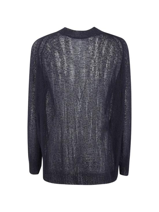 26SS 앤 드뮐미스터 스웨터 B0013758 KN084 099 BLACK - ANN DEMEULEMEESTER