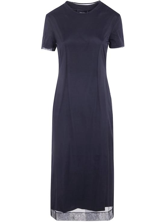 26SS 시몬로샤 롱 원피스 7444 0553 BLACK